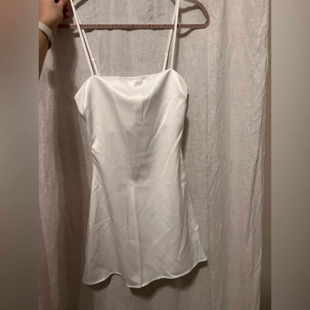 NWT satin windsor mini dress